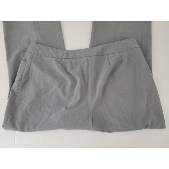 Lane Bryant Womens Pants 16 Average Straight Leg Gray Poly Blend Office GRA36E - Picture 6 of 7